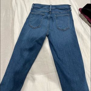 Just Black Denim high waist med wash jeans